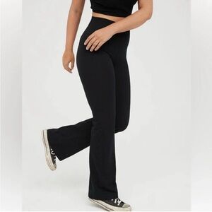 Aerie Offline OG Flare Hi-Rise Knit Legging Pant